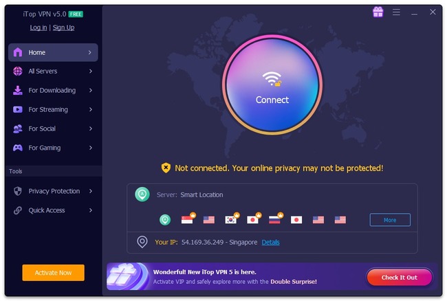 iTop VPN Free 3